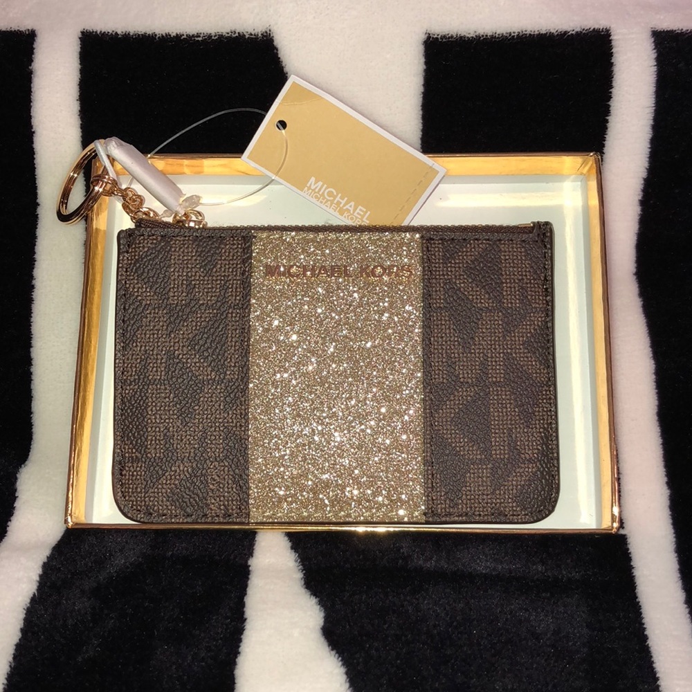 Michael Kors small coin pouch with Id.